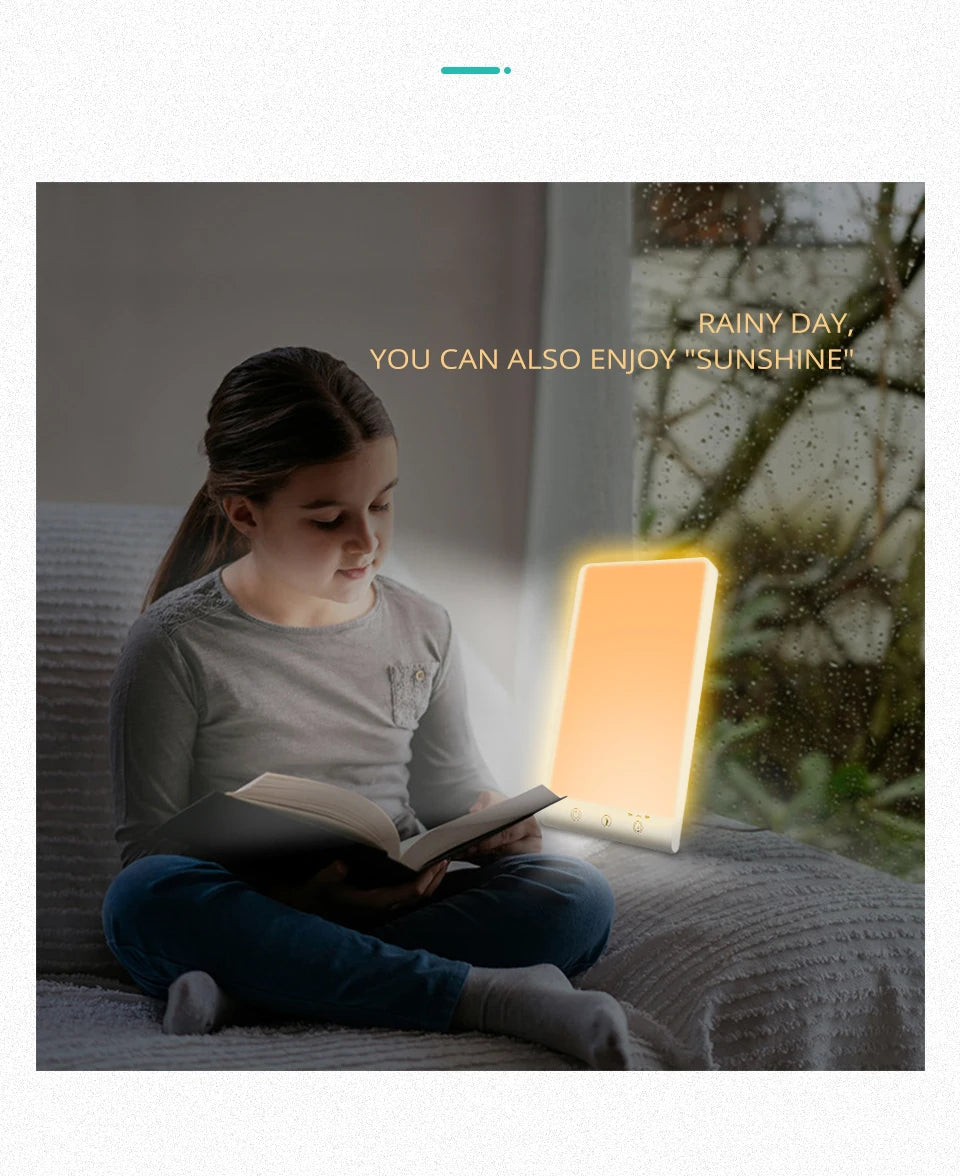 5V Sad Light Therapy Lamp Seasonal Affective Disorder Cure Phototherapy Bionic Sun Light Depression Anti-fatigue Lamp
